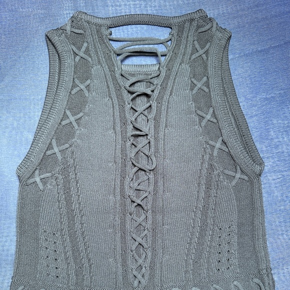 Torn by Ronny Kobo Green Marietta Olive Knit Bodycon Cocktail Dress size S. - Picture 11 of 13